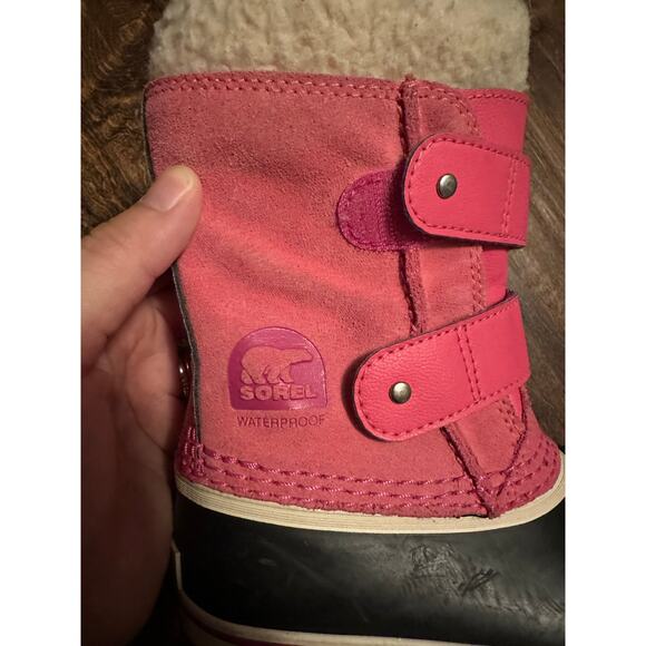 Sorel toddler girls size 7 Yoot Pac Waterproof Snow Boot pink - Picture 7 of 7